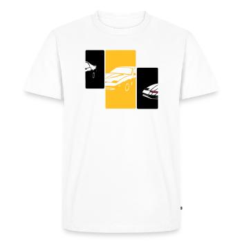 transam1 - T-shirt Premium bio Homme - blanc - Devant - Nico (187cm)