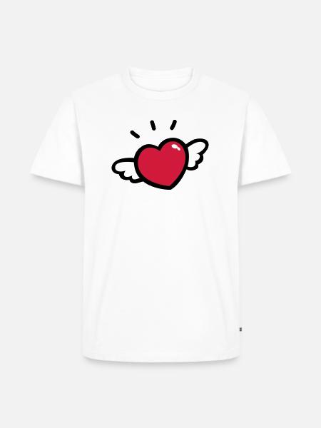 Love - T-shirt Premium bio Homme - blanc