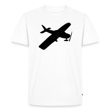 Airjet - Men's Premium Organic T-Shirt - white - Front - Nico (187cm)