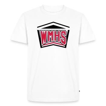 WMHS 2 - Men's Premium Organic T-Shirt - white - Front - Nico (187cm)