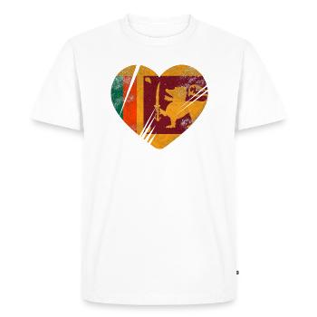 Drapeau du Sri Lanka - T-shirt Premium bio Homme - blanc - Devant - Nico (187cm)