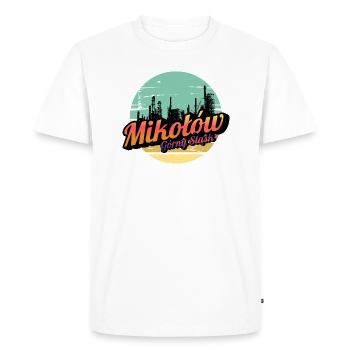 Mikołów Upper Silesia - Men's Premium Organic T-Shirt - white - Front - Nico (187cm)