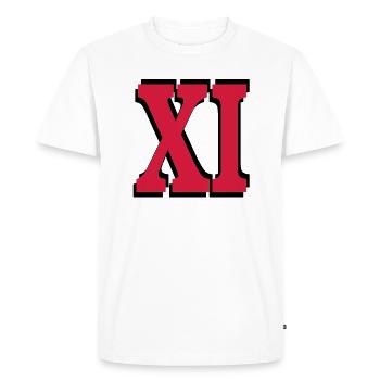 11th Birthday - Men's Premium Organic T-Shirt - white - Front - Nico (187cm)