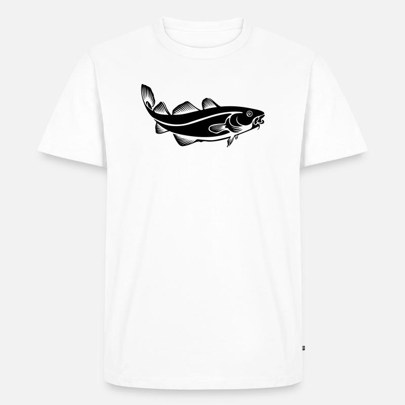 Dorsch - Männer Premium Bio T-Shirt - Weiß