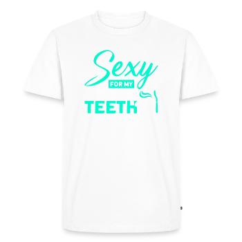 Weisheitszähne Weisheitszahn Patient Zahnarzt - Männer Premium Bio T-Shirt - Weiß - Vorne - Nico (187cm)