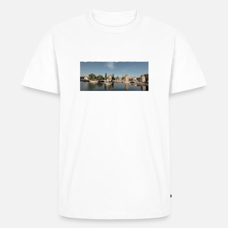 Strastyle - Männer Premium Bio T-Shirt - Weiß