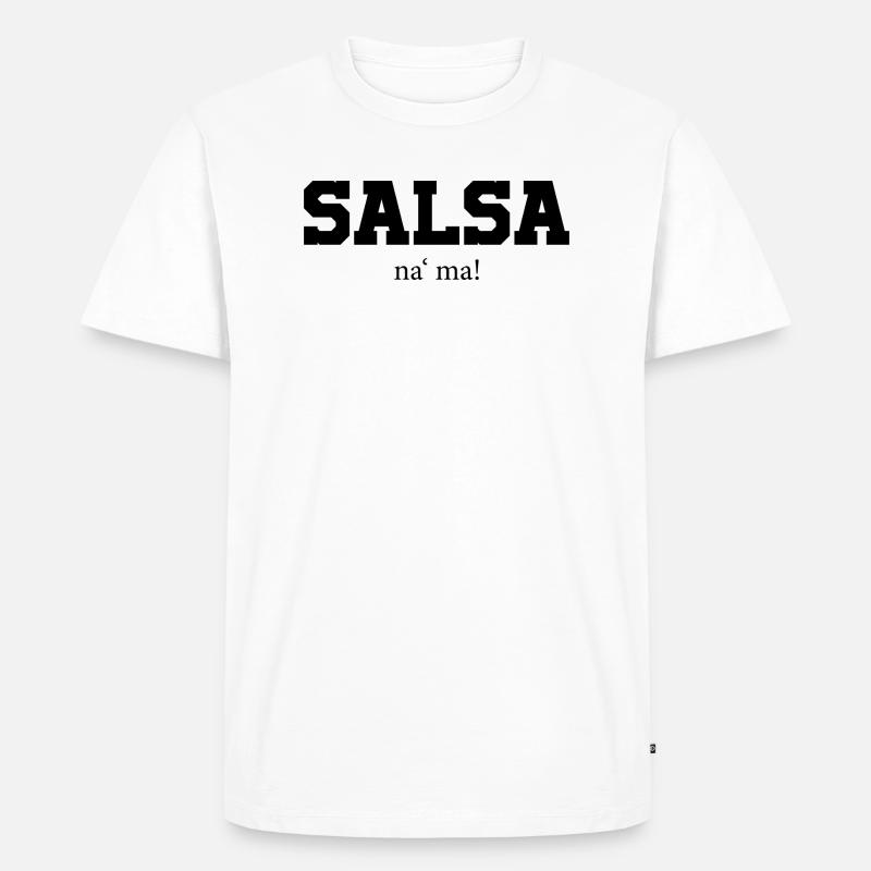salsanama - Männer Premium Bio T-Shirt - Weiß