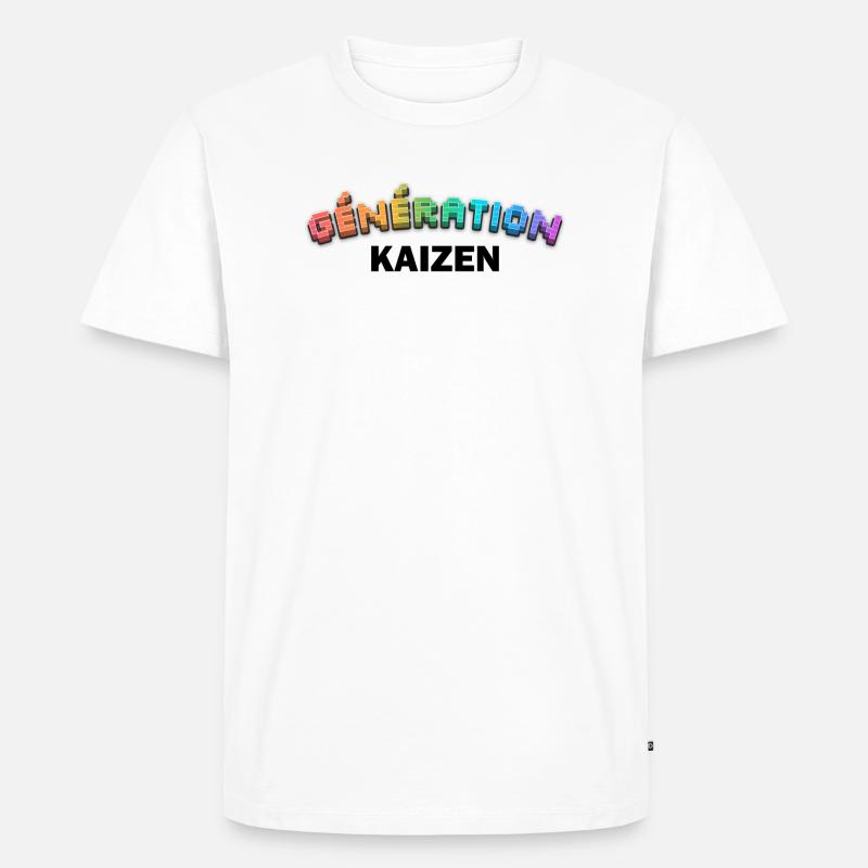 GENERATION KAIZEN XL - Männer Premium Bio T-Shirt - Weiß