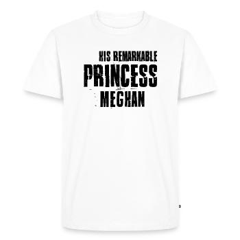 HT Royal Wedding Remarkable Princess black - Men's Premium Organic T-Shirt - white - Front - Nico (187cm)