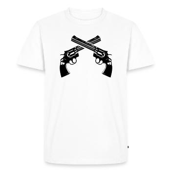 waffen - T-shirt Premium bio Homme - blanc - Devant - Nico (187cm)