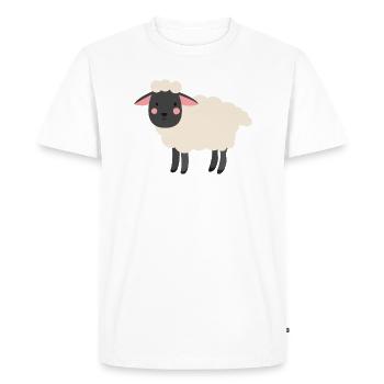 sheep - Men's Premium Organic T-Shirt - white - Front - Nico (187cm)