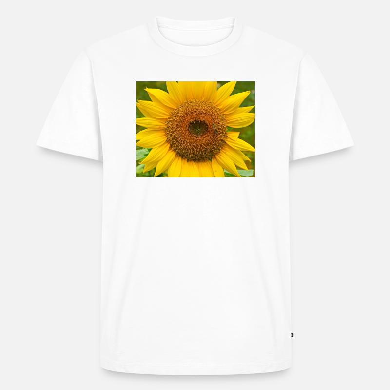 BeeBee - Männer Premium Bio T-Shirt - Weiß