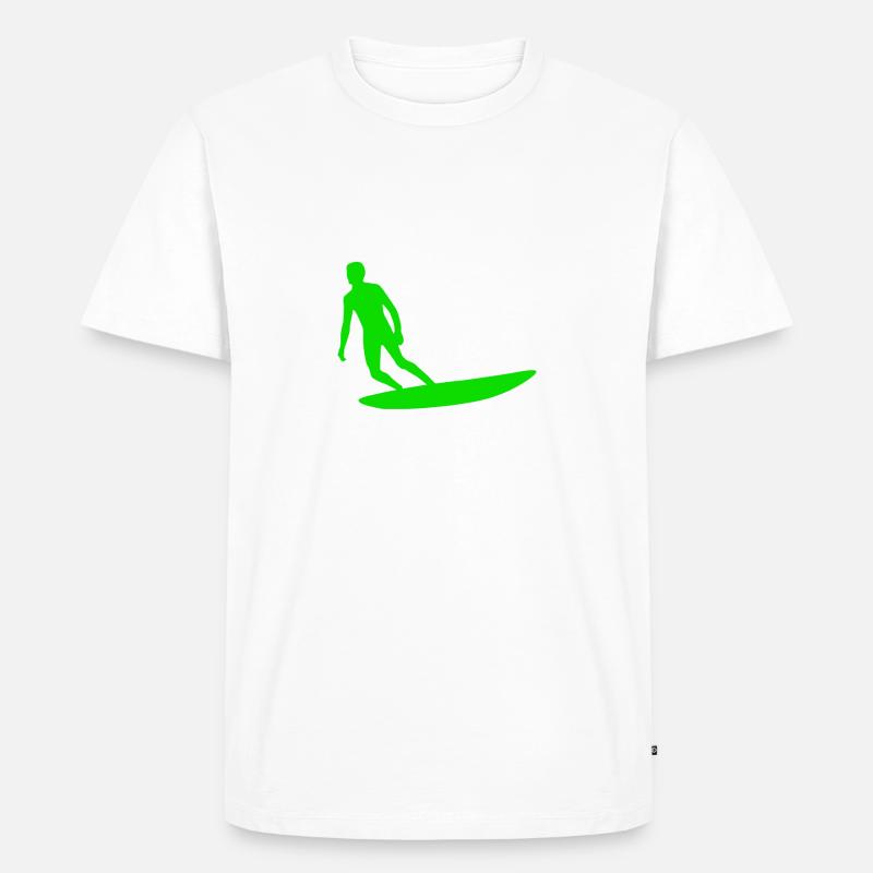 Modesurfon - Männer Premium Bio T-Shirt - Weiß