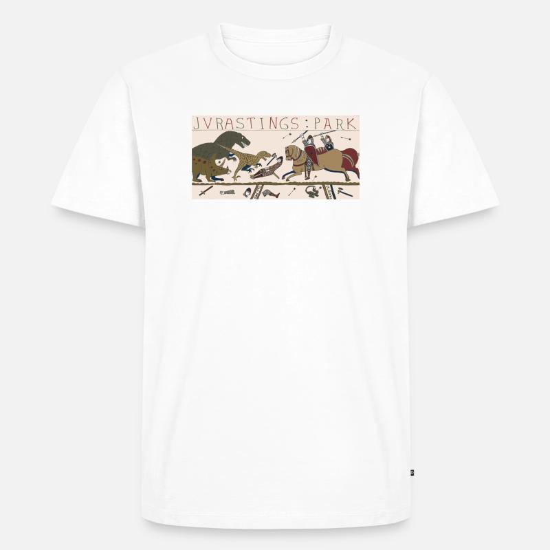 Jurastings Park - Männer Premium Bio T-Shirt - Weiß