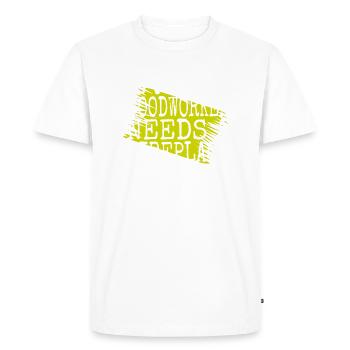 cool logging lumberjackwoodworking cutter - Men's Premium Organic T-Shirt - white - Front - Nico (187cm)