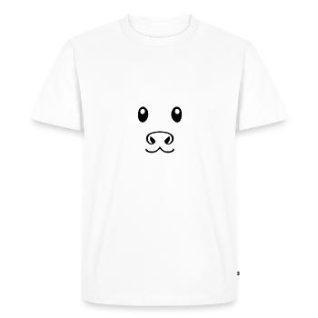 vache mignon animaux animaux de ferme drôles vaches nouveau 14 - T-shirt Premium bio Homme - blanc - Devant - Nico (187cm)