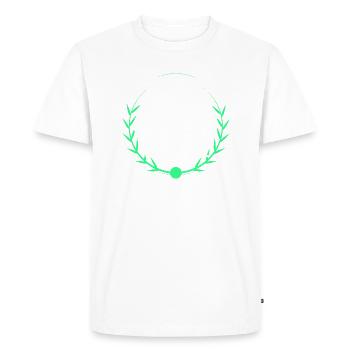 cool idée de présent beauté naturelle coeur battant - T-shirt Premium bio Homme - blanc - Devant - Nico (187cm)