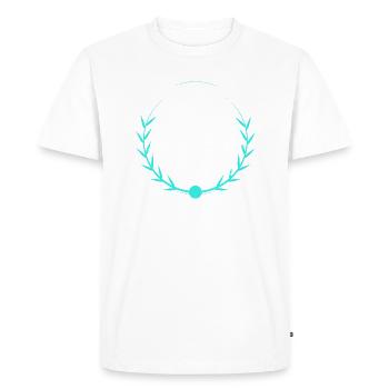 breaking barriers birthday - Men's Premium Organic T-Shirt - white - Front - Nico (187cm)