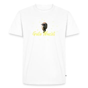 Bonne Chemise de Nuit Chemise De Nuit Ciel Étoilé - T-shirt Premium bio Homme - blanc - Devant - Nico (187cm)