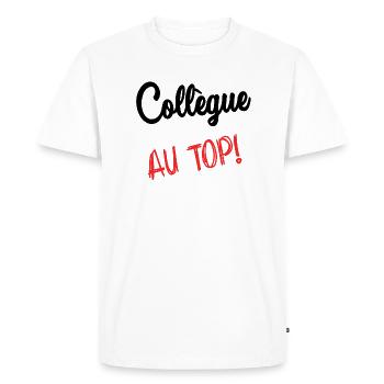 COLLEAGUE. HUMOR. RETIREMENT. RETIREMENT. RETIRED - Men's Premium Organic T-Shirt - white - Front - Nico (187cm)