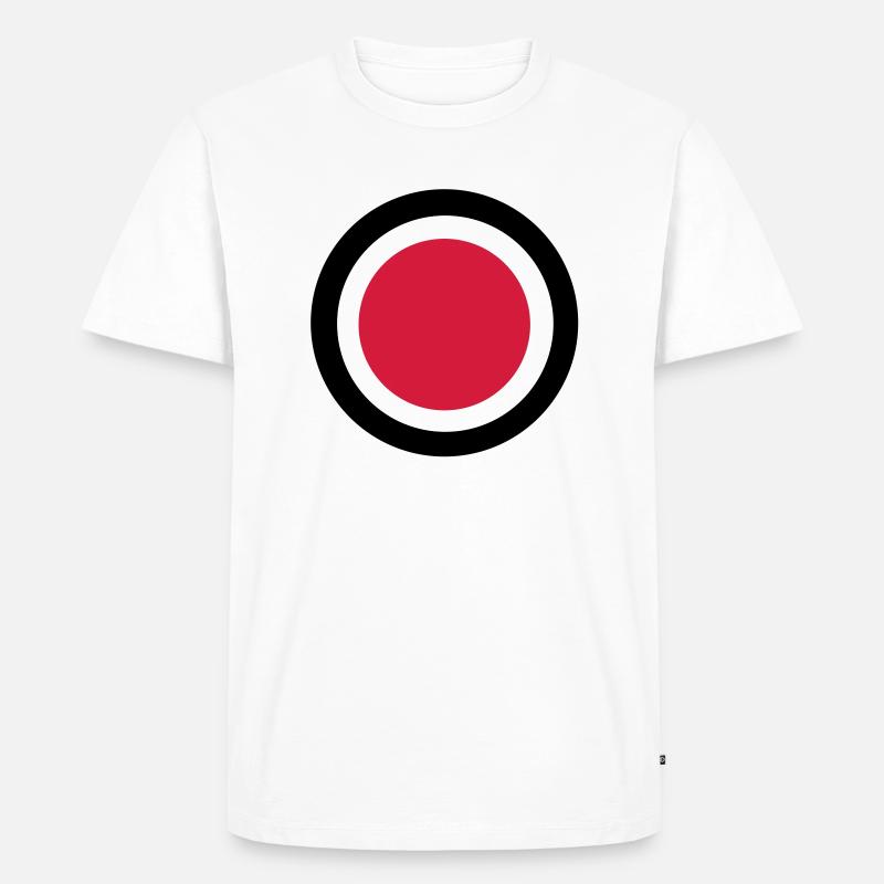 yourcolours3_vec_de - Männer Premium Bio T-Shirt - Weiß
