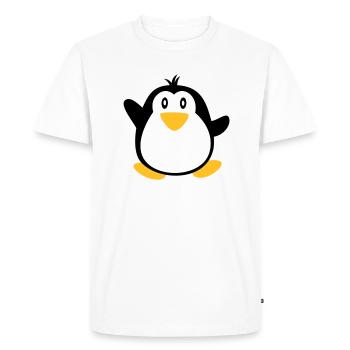 süßer Pinguine - T-shirt Premium bio Homme - blanc - Devant - Nico (187cm)