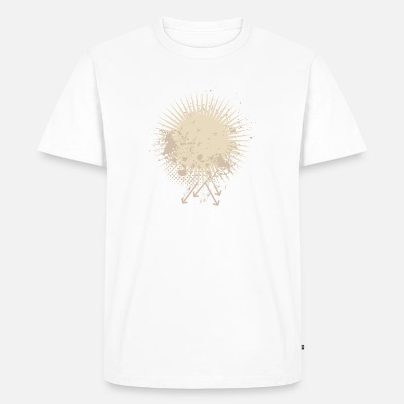 Vector background eu - Men's Premium Organic T-Shirt - white
