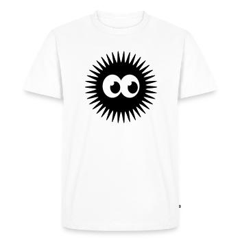 monster_smiley__f2 - Men's Premium Organic T-Shirt - white - Front - Nico (187cm)