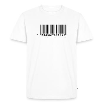 123456789106 - T-shirt Premium bio Homme - blanc - Devant - Nico (187cm)