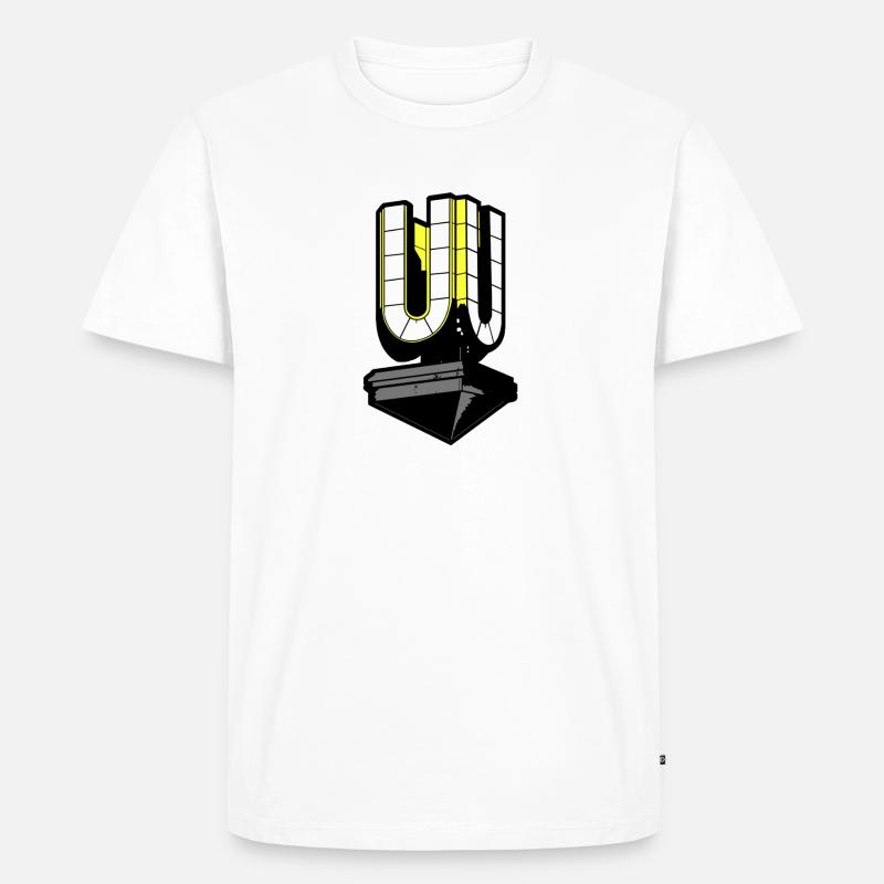 Dortmunder U - Männer Premium Bio T-Shirt - Weiß