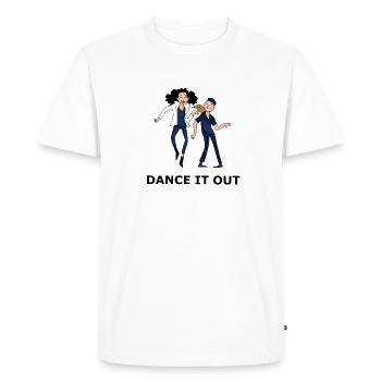 Danse-le - T-shirt Premium bio Homme - blanc - Devant - Nico (187cm)