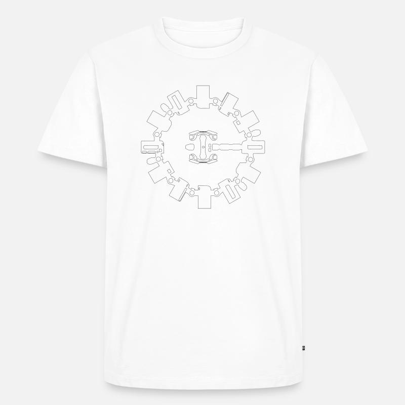 Interstellar_Endurance_w - Männer Premium Bio T-Shirt - Weiß