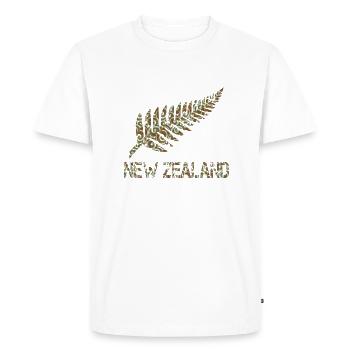 Maoris de Nouvelle-Zélande - T-shirt Premium bio Homme - blanc - Devant - Nico (187cm)