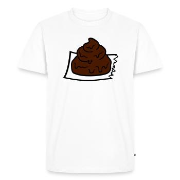 bande dessinée bande dessinée s’est déchiré stueck - T-shirt Premium bio Homme - blanc - Devant - Nico (187cm)