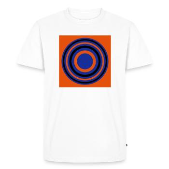 Rings - Rings - Men's Premium Organic T-Shirt - white - Front - Nico (187cm)