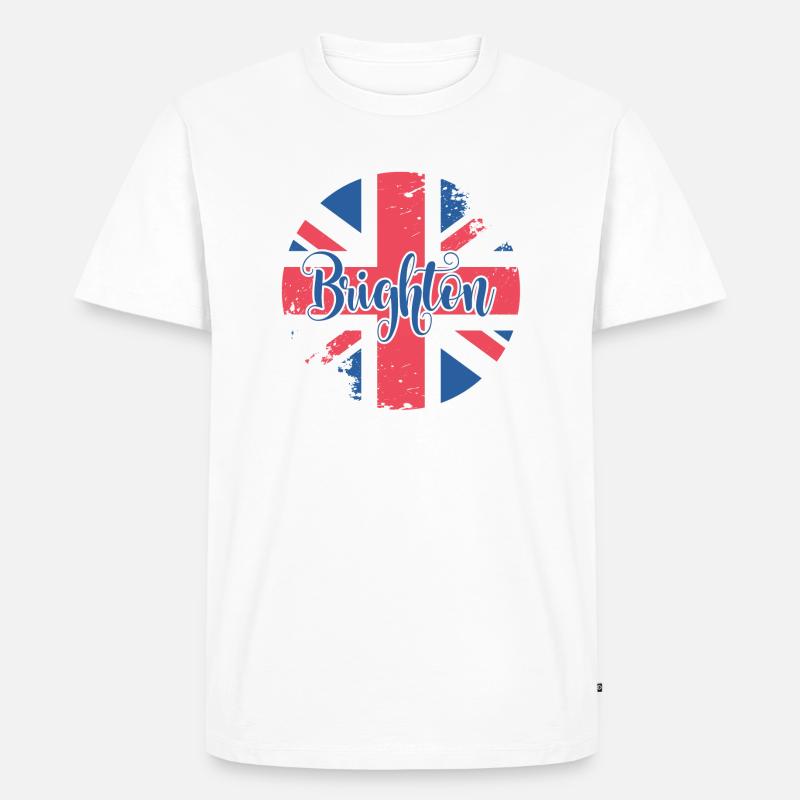 Button Brighton - Männer Premium Bio T-Shirt - undefined