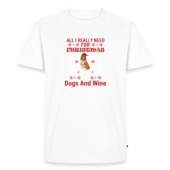 Ugly Christmas - Men's Premium Organic T-Shirt - white - Front - Nico (187cm)