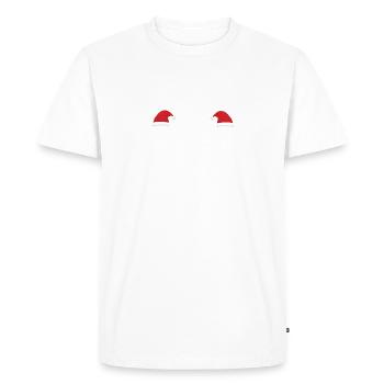 Ugly Christmas - Men's Premium Organic T-Shirt - white - Front - Nico (187cm)