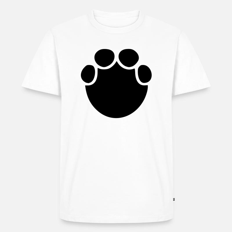 Elefant - Männer Premium Bio T-Shirt - Weiß