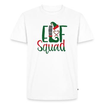 Eleven Squad - Men's Premium Organic T-Shirt - white - Front - Nico (187cm)