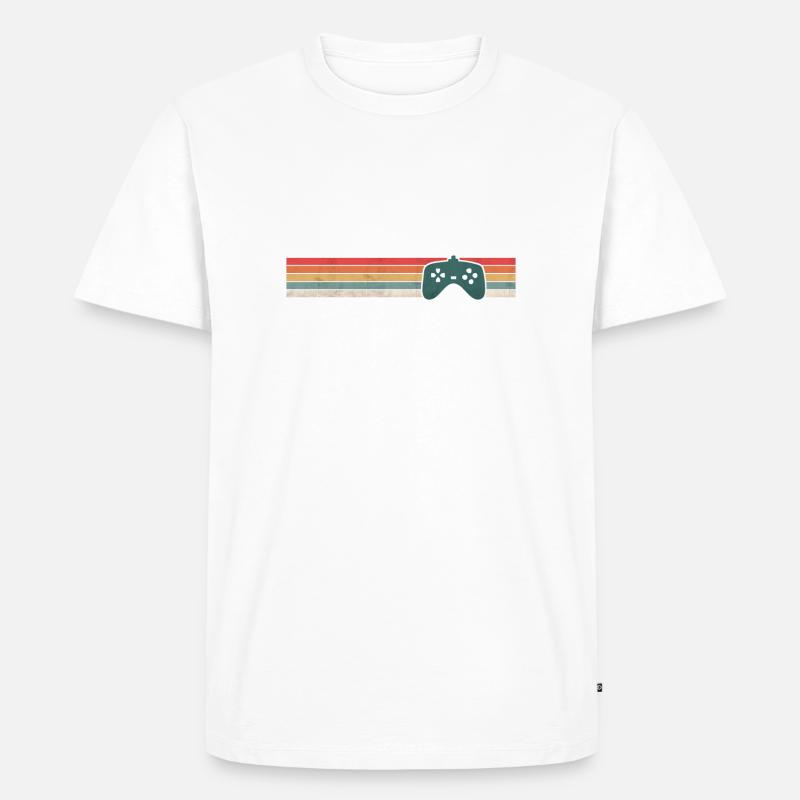 Controller - Men's Premium Organic T-Shirt - white