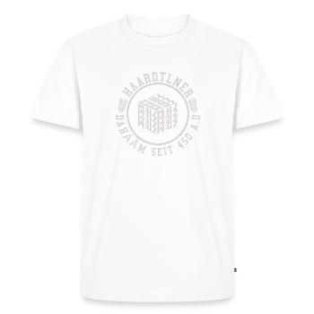 Haardtliner Pfalz T-Shirt Gift Hoodie Cap - Men's Premium Organic T-Shirt - white - Front - Nico (187cm)