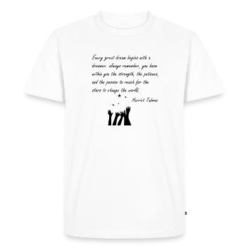 Every Great Dream - T-shirt Premium bio Homme - blanc - Devant - Nico (187cm)