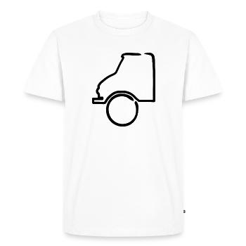 Unimog - Oldtimer - Hors route - Universal Motorgerät - T-shirt Premium bio Homme - blanc - Devant - Nico (187cm)