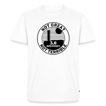 3.6 roetgen Chernobyl Geschenk Radiation Roentgen - T-shirt Premium bio Homme - blanc - Devant - Nico (187cm)