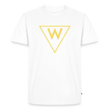 W - T-shirt Premium bio Homme - blanc - Devant - Nico (187cm)