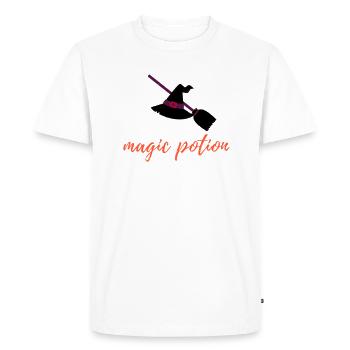 Magic potion - Men's Premium Organic T-Shirt - white - Front - Nico (187cm)