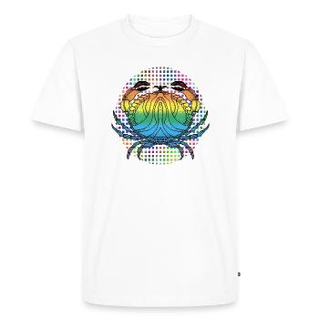 Crabe - T-shirt Premium bio Homme - blanc - Devant - Nico (187cm)