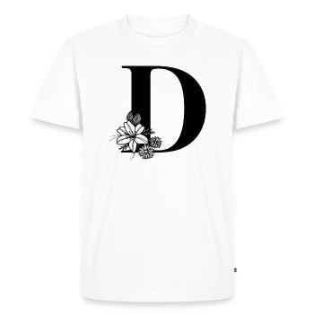 Point D - T-shirt Premium bio Homme - blanc - Devant - Nico (187cm)