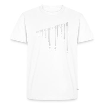 break her bed quote - Men's Premium Organic T-Shirt - white - Front - Nico (187cm)